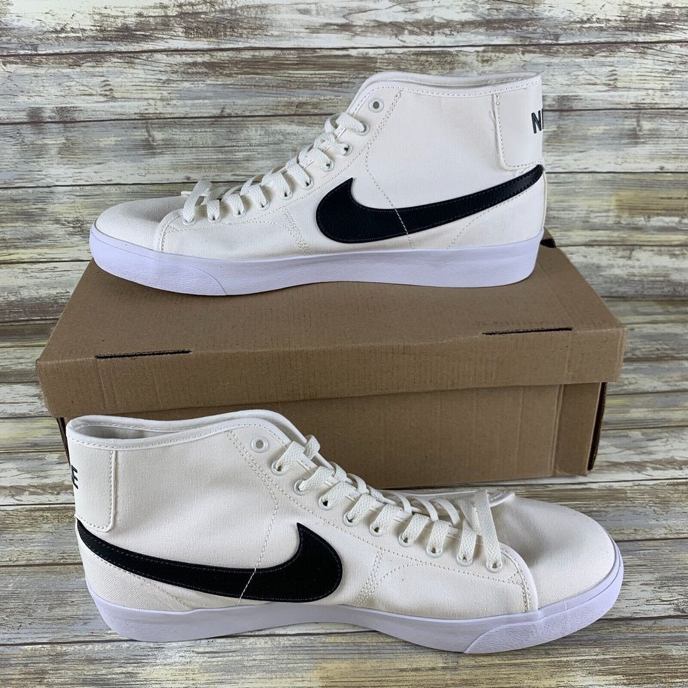 Nike Shoes Mens‎ 13 Sail/Anthracite White SB Blazer Court Mid BLZR DC8901-102 - Picture 4 of 12